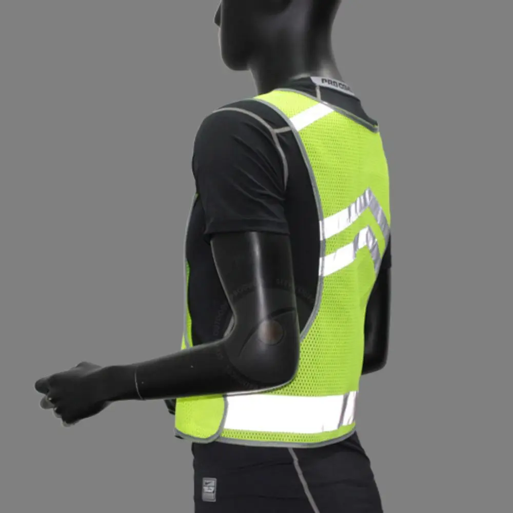 with Storage Bag Reflective Vest Lightweight Night Warning Reflective Safety Jacket High Visibility Waterproof