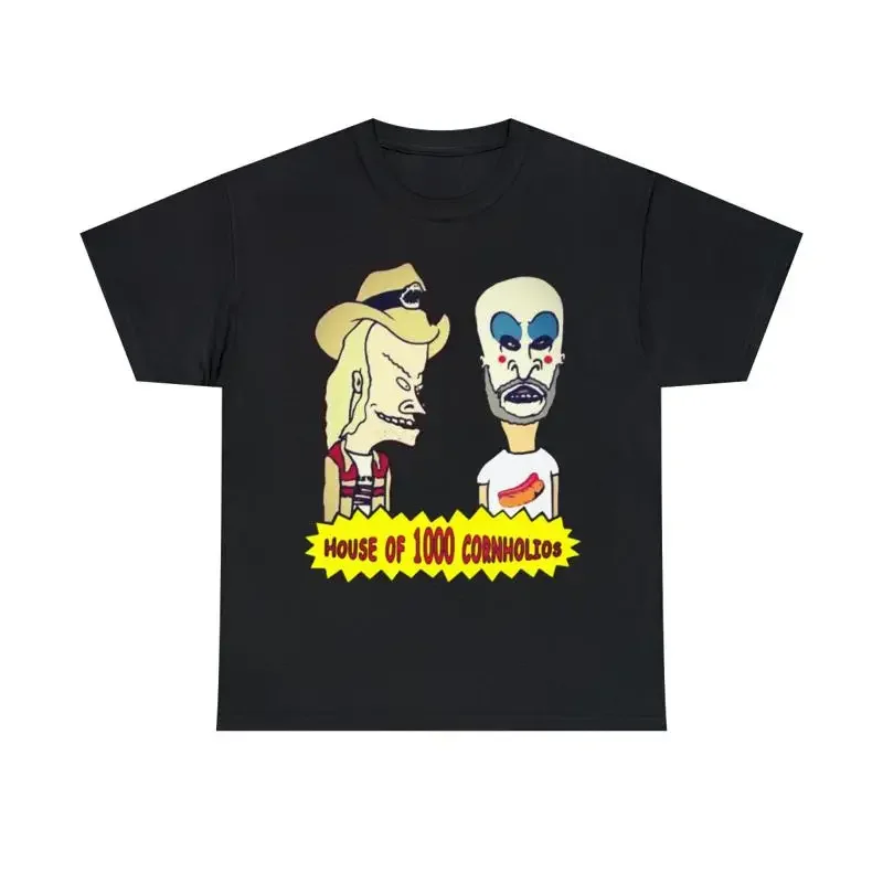House of 1000 Cornholios staring Bevis and Butthead  T Shirt