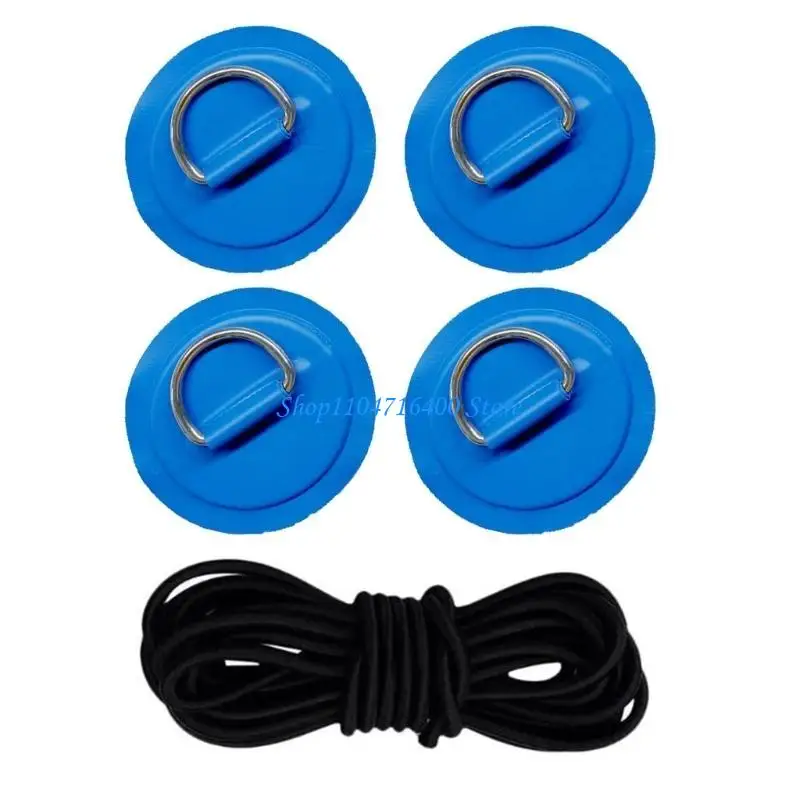 

y1gd надувные лодки каяк D кольца кольцам установки комплект привязанности ПВХ связать аксессуар, подходящий для безопасного