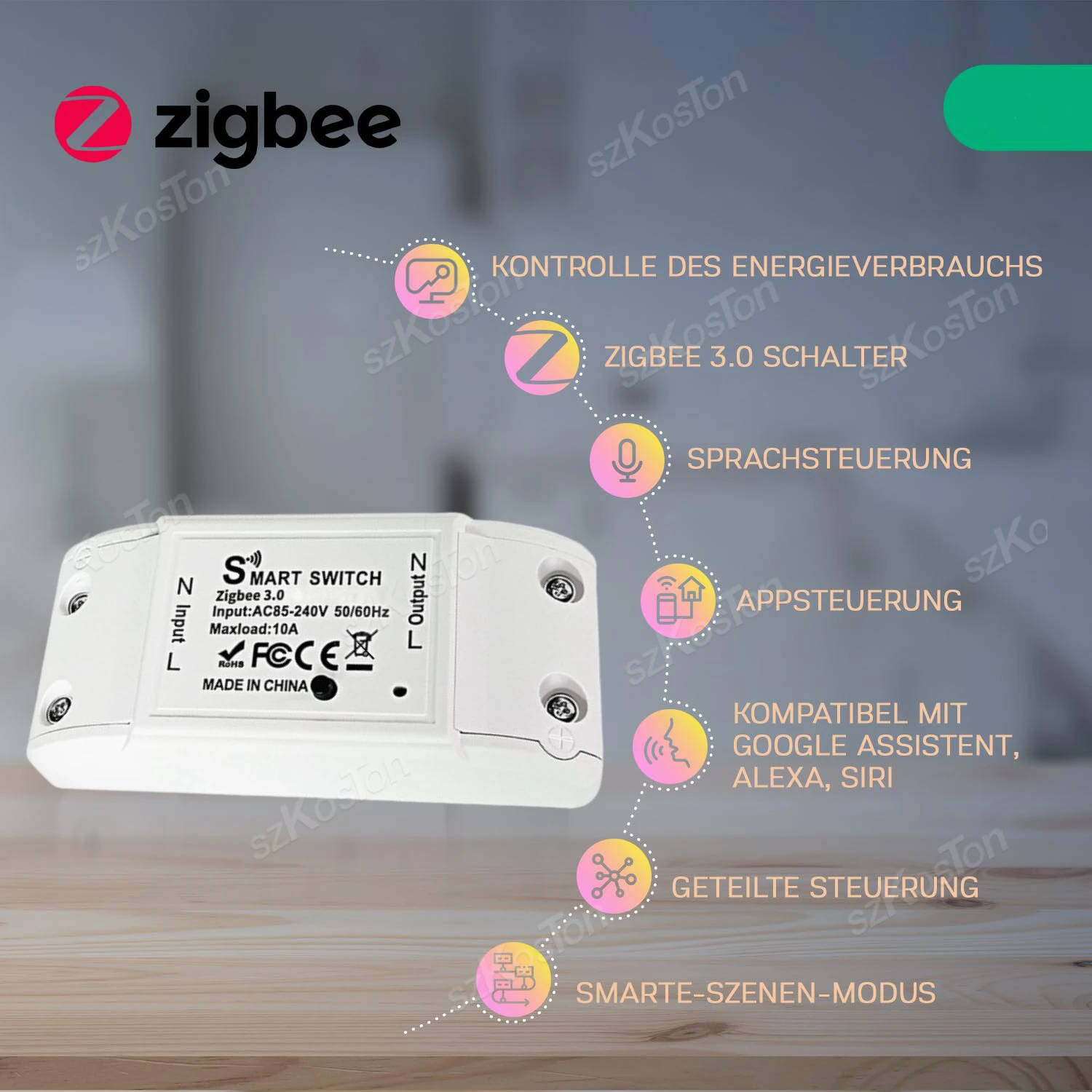 Tuya ZigBee 3,0 умный выключатель таймер светодиодный светильник беспроводной контроллер умный дом автоматизация релейный модуль поддержка Alexa Google