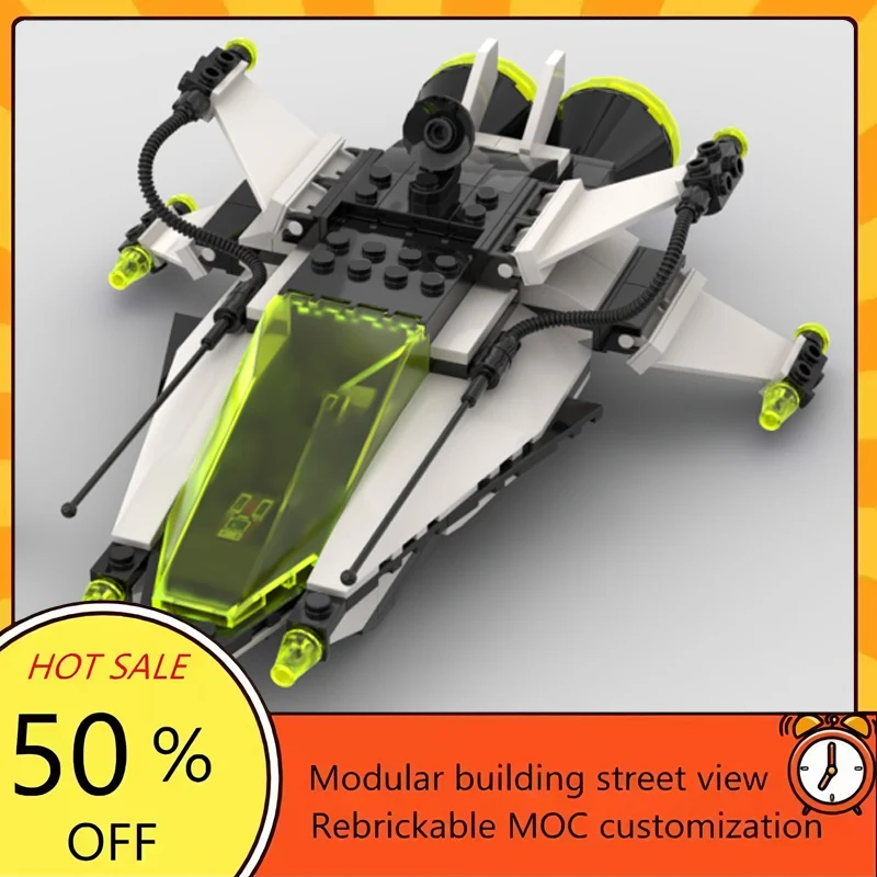 

Набор для сборки космического корабля из 231 детали: популярная модель из фильма «Звездные войны», модульный конструктор, технологичный подарок, праздничный набор для детей