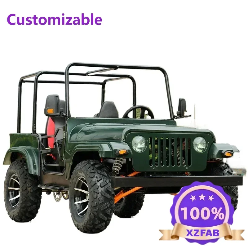 Factory Direct 2026 High Quality 200ccBeach Car Version Four-wheel Motorcycle Large Bull Kart All-terrain Vehicle
