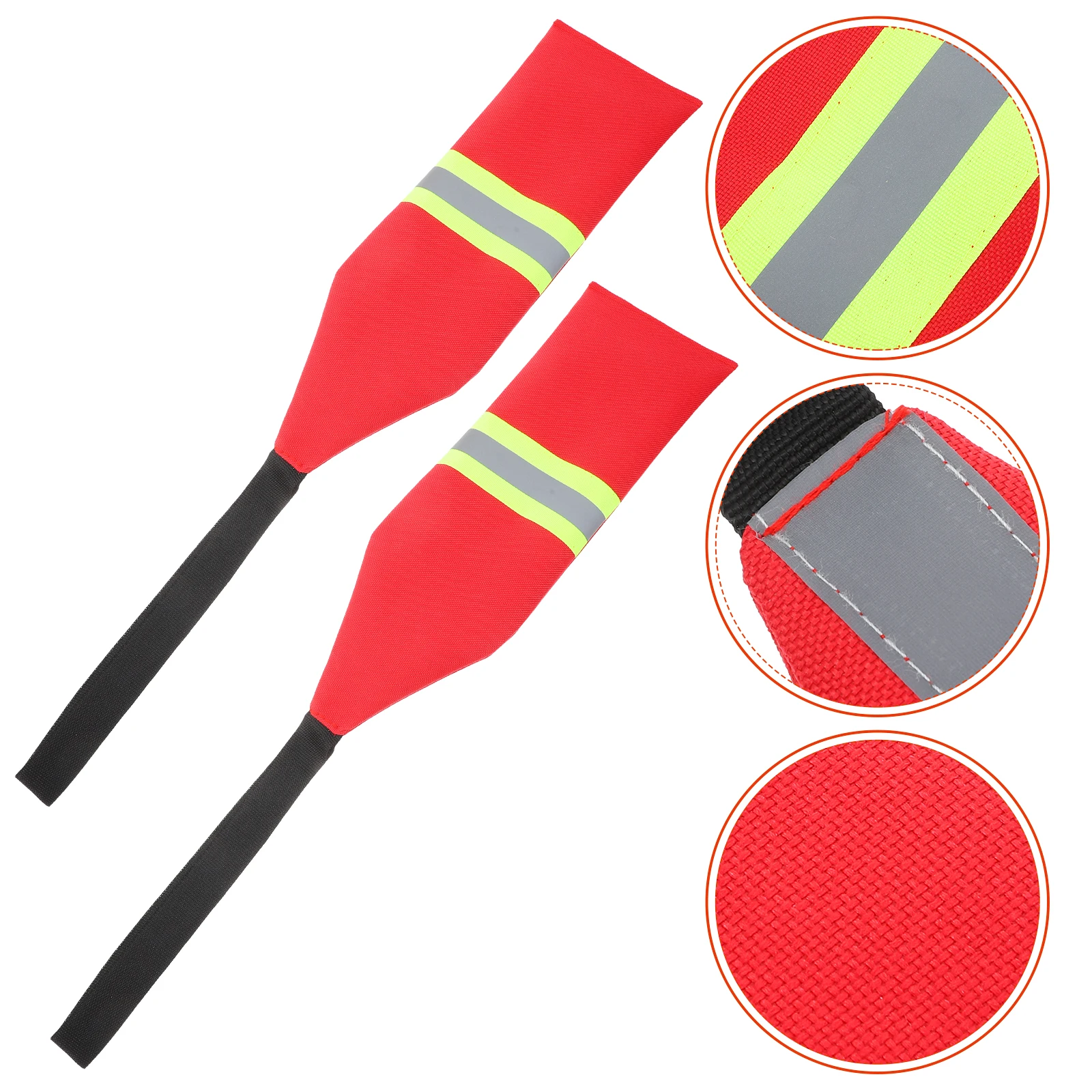 

2 Pcs Kayaking Travel Tow Flag Visibility Banner Outdoor Warning Alert Tail