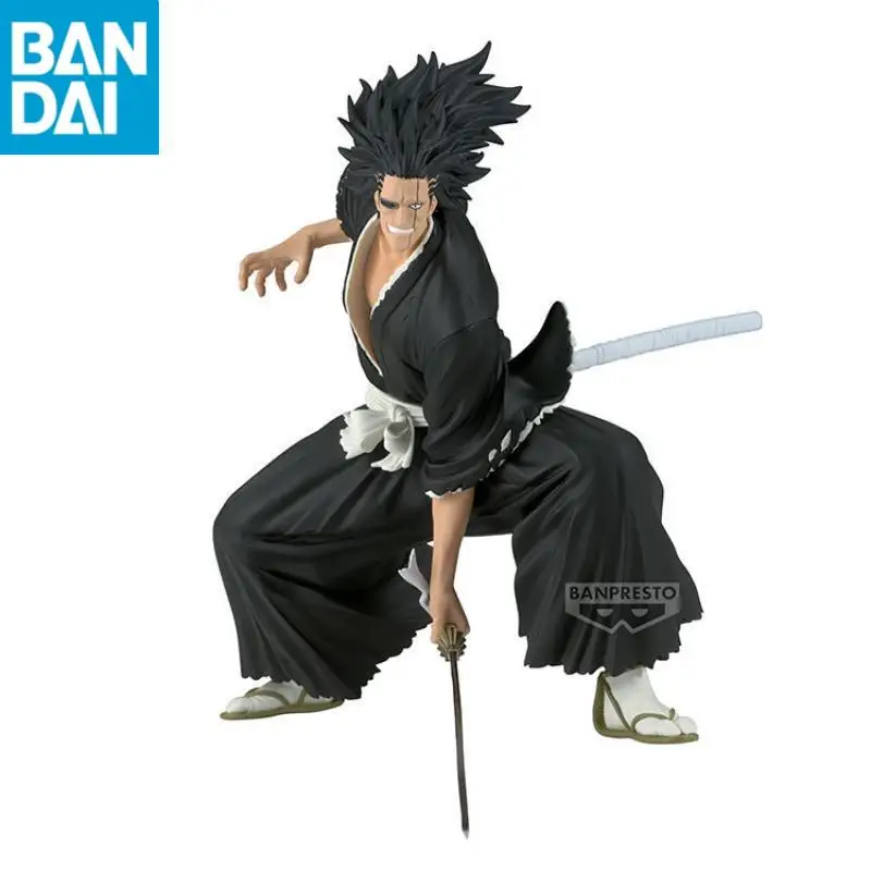 

Bandai Namco Banpresto In Stock Vibration Stars Bleach Zaraki Kenpachi Anime Figure Toys Model Desktop Ornament Collector Gifts