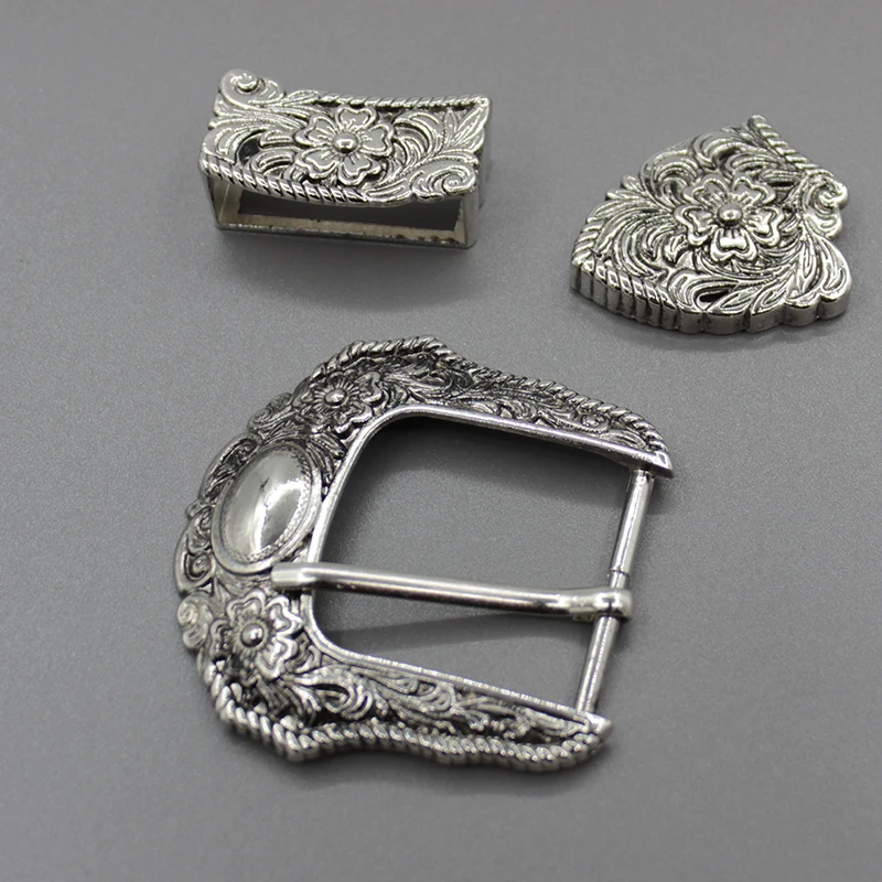 1Set 38mm Metal Pin Buckles Vintage Carved Pattern Buckle Women Belt Buckle Retro Jeans Dress Waistband DIY Accessories