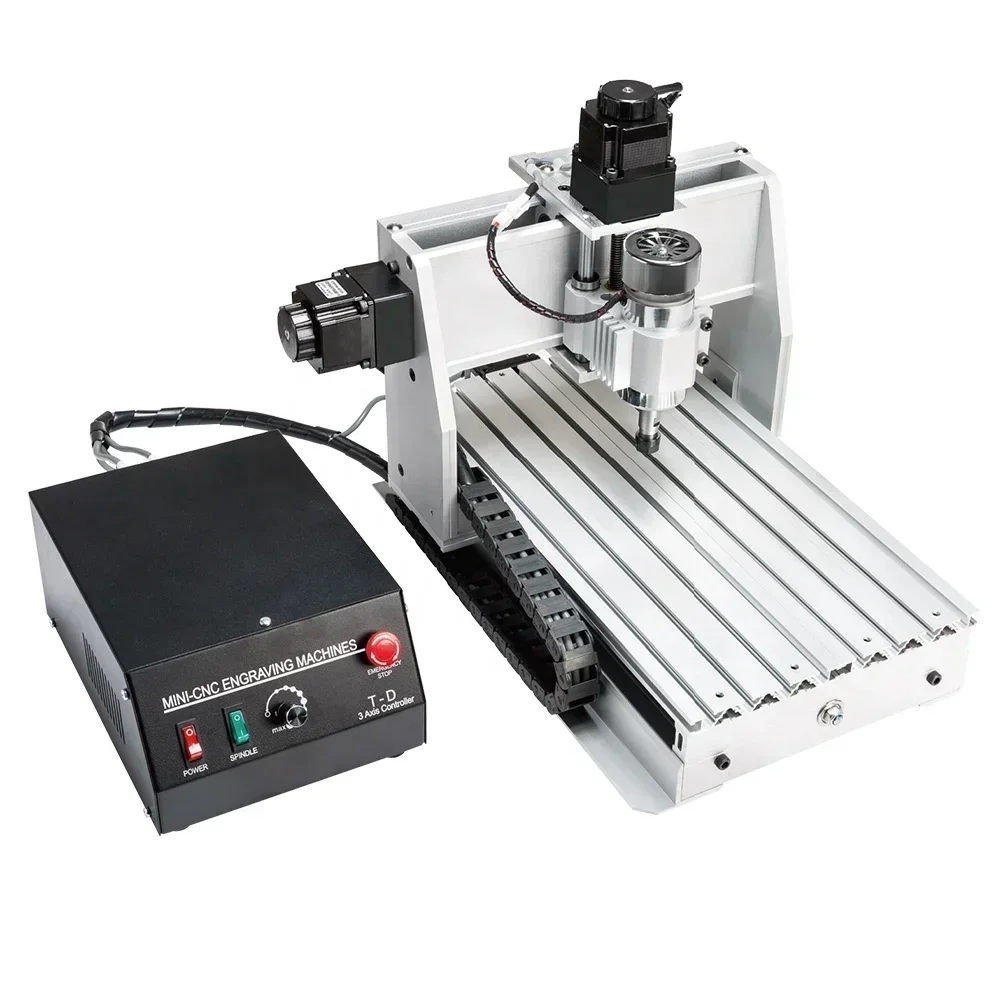 XYZ=210*300*60MM 1100rpm 3020 300W ER11 3Axis CNC Router Machine Mini CNC Router WEood CNC Router