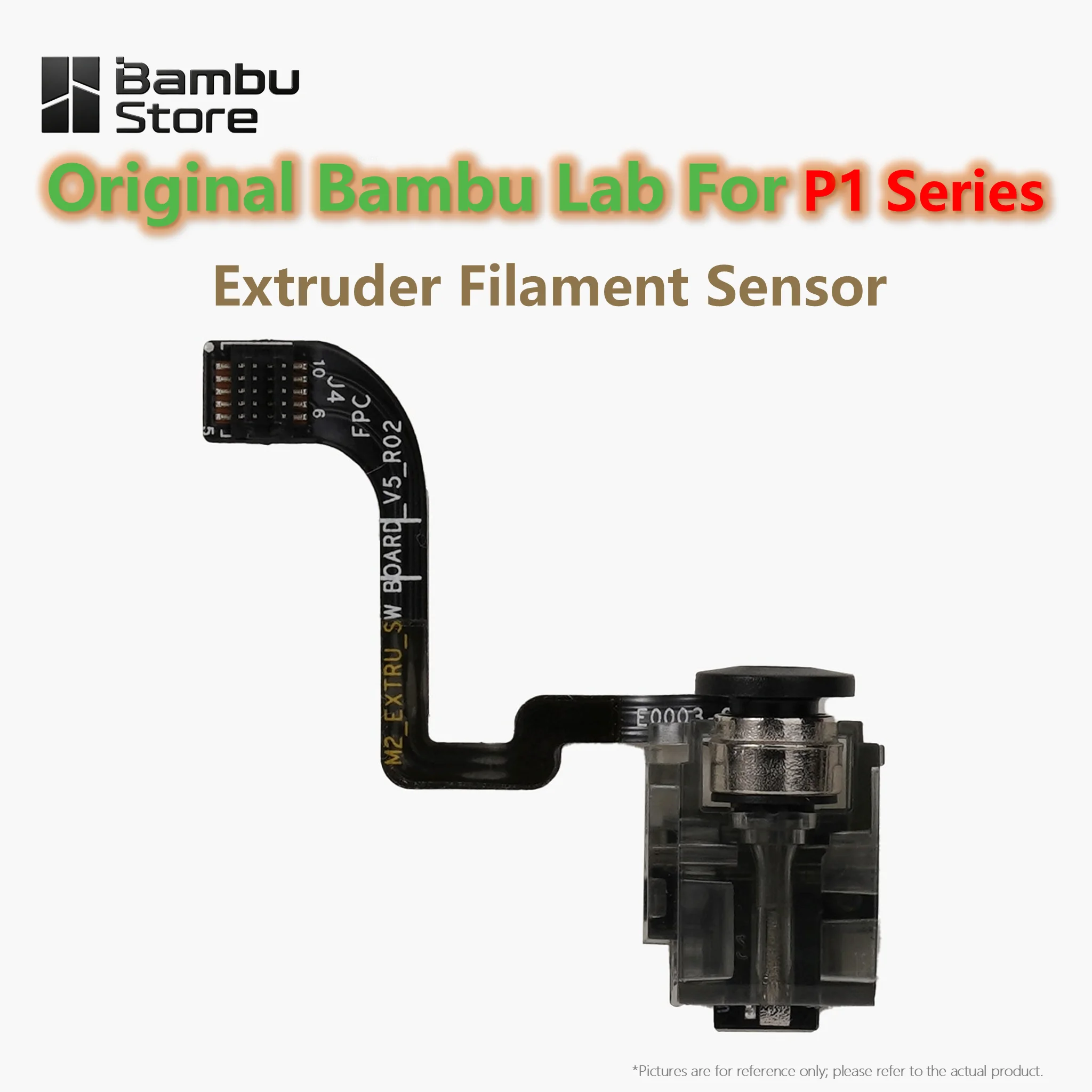 Original Bambu Lab P1 Series Extruder Filament Sensor, Detects Filament Presence & Cutter Lever Position for P1P/P1S 3D Printer