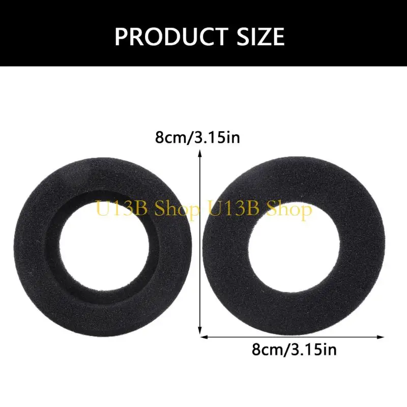 U13B 1 คู่เปลี่ยนหูหูฟัง EARPAD เมมโมรี่โฟมหมอนอิงฝาครอบสำหรับ SR225X SR325X อุปกรณ์หูฟังชุดหูฟังอุปกรณ์หูฟัง