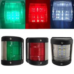 Marine Boat LED 12v Navigation Light Green Starboard Red Port White Stern Waterproof