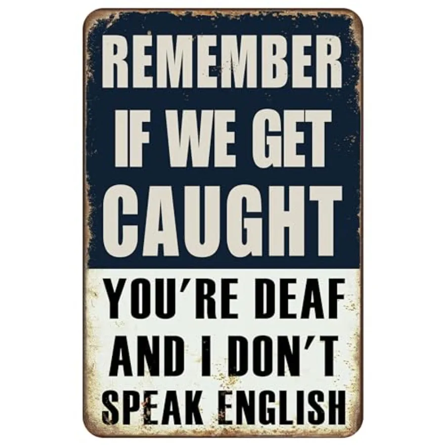 مضحك رجل كهف غرفة علامات الرجال الملحقات تسجيل للمرآب غرفة نوم المنزل بار جدار ديكور 12x8 Ih