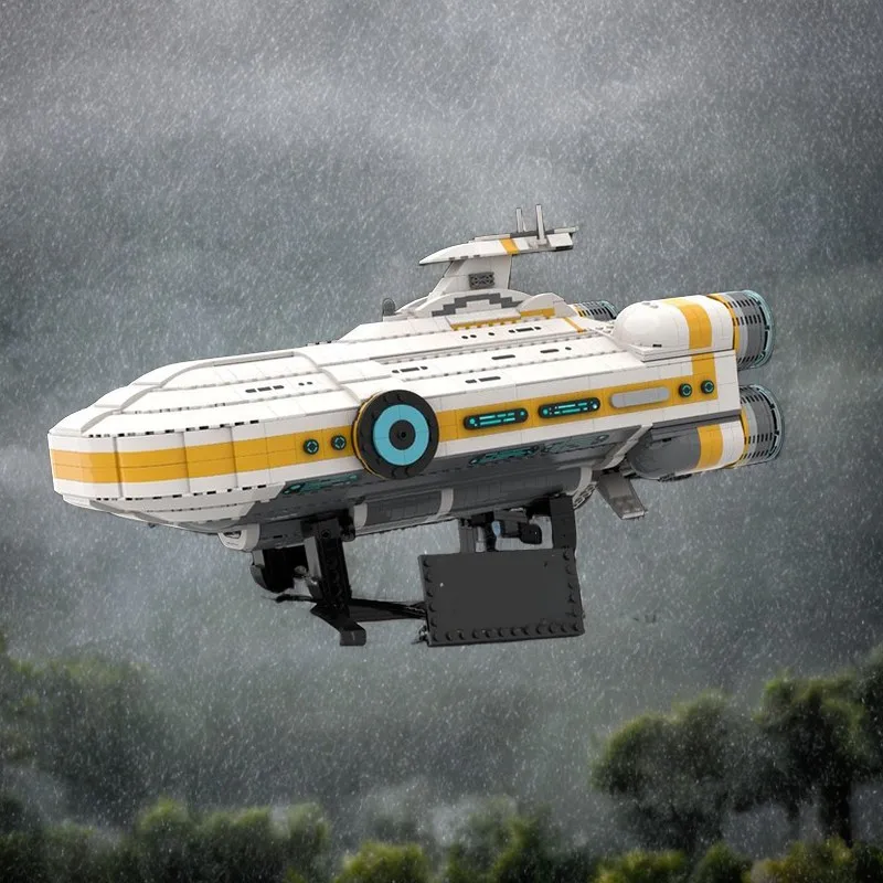 

2163 шт. MOC Subnautica Aurora космический корабль модульная модель строительные блоки развивающие игрушки подарок на день рождения DIY