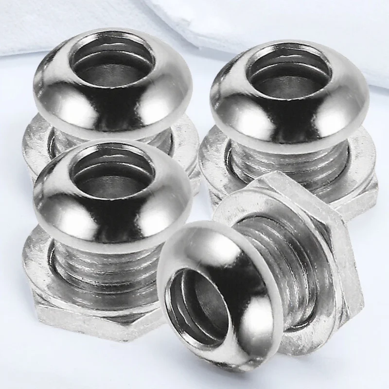 

4Pcs Snare Drum Air Vent Parts Durable Metal Material Simple Installation Reliable Stability Suitable Multiple Drums Clearer