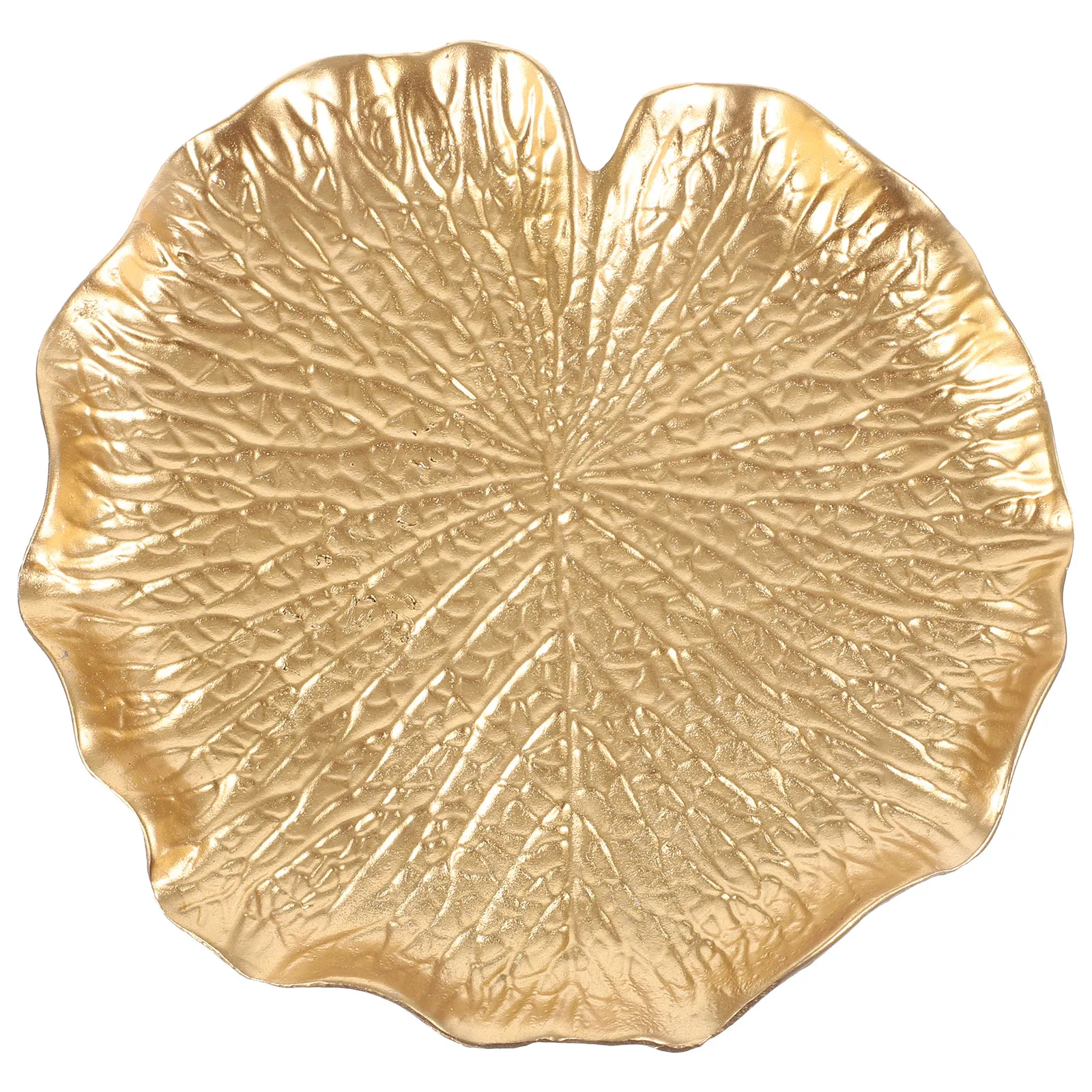 

Lightweight European Style Leaf Shaped Metal Jewelry Tray Trinket Dish Ring Holder Jewelry Storage Tray Decorative Display