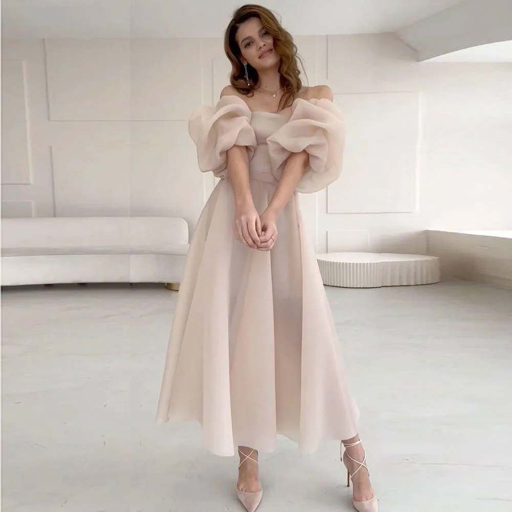 

Pink Evening Dresses Off The Shoulder A Line Pleat High Quality Formal Occasion Customize Female Gowns Elegant 2025 Popular