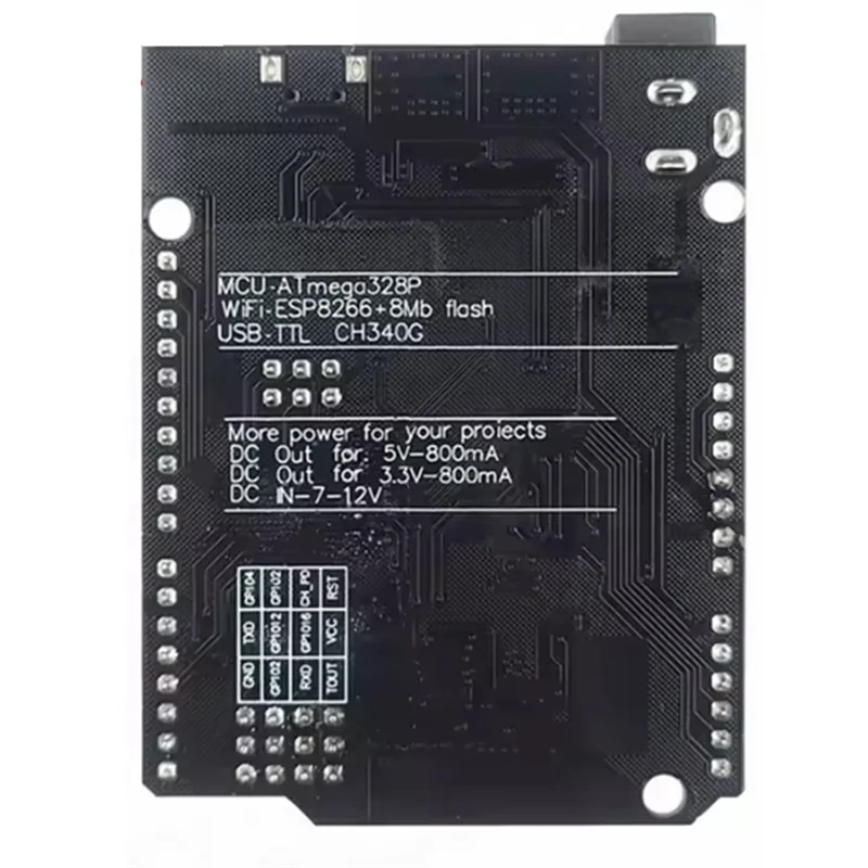 

AA08-для UNO R3 + Wi-Fi Atmega328p + ESP8266 макетные платы 32 МБ памяти USB-TTL CH340G для Arduino Nodemcu Wemos