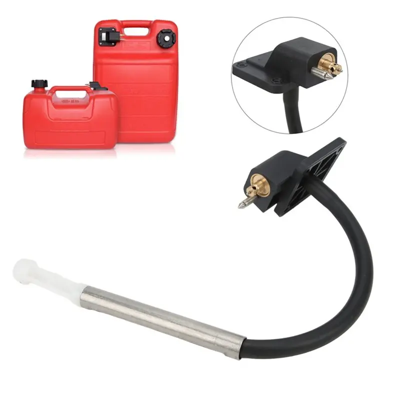 ABOK-For 2-Stroke 9.9-115HP Outboard Engine 12L 24L Marine Fuel Tank Connector Oil Level Gauge Assembly 6YJ-24260-00