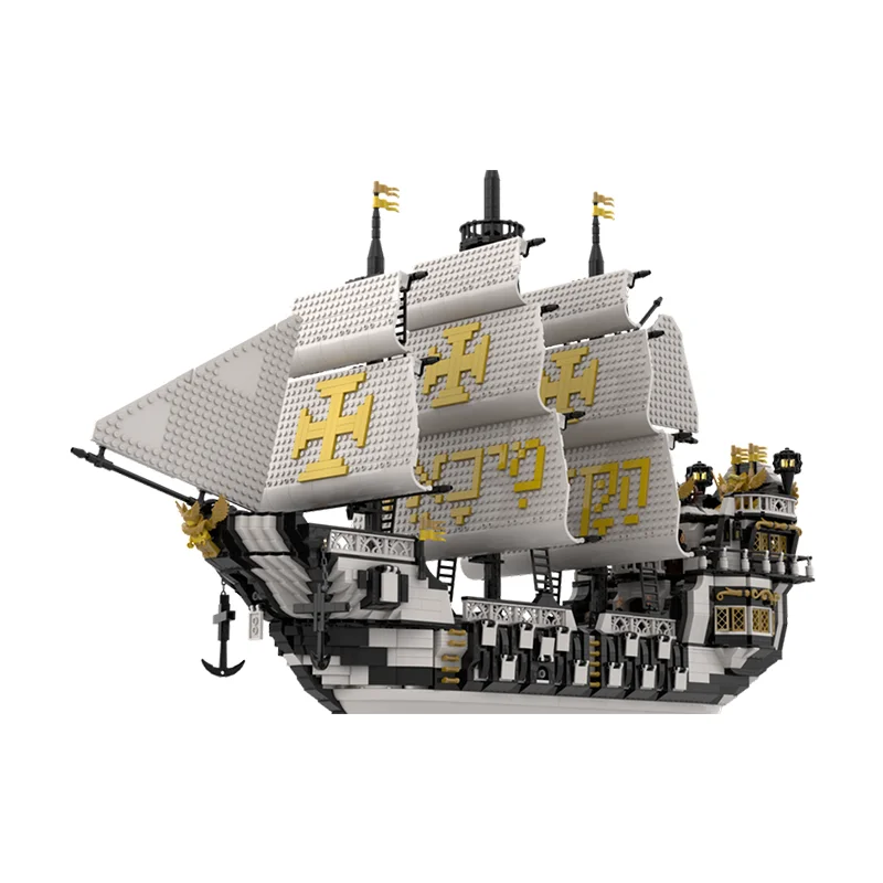 4363pcs MOC St Michael s Galleon Boated Model Building toy blocks Assemble creative Christmas gifts idea Education Brick Kids