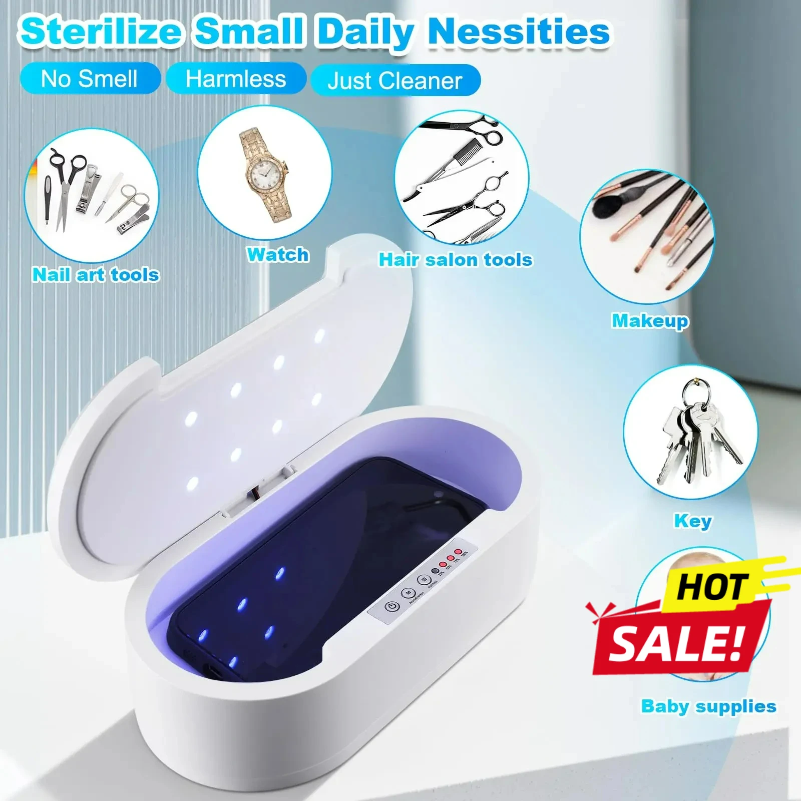 المتقدمة تعقيم صينية صندوق تعقيم مسمار أداة فنية صينية تعقيم صينية صندوق مسمار الفن صالون تعقيم أدوات