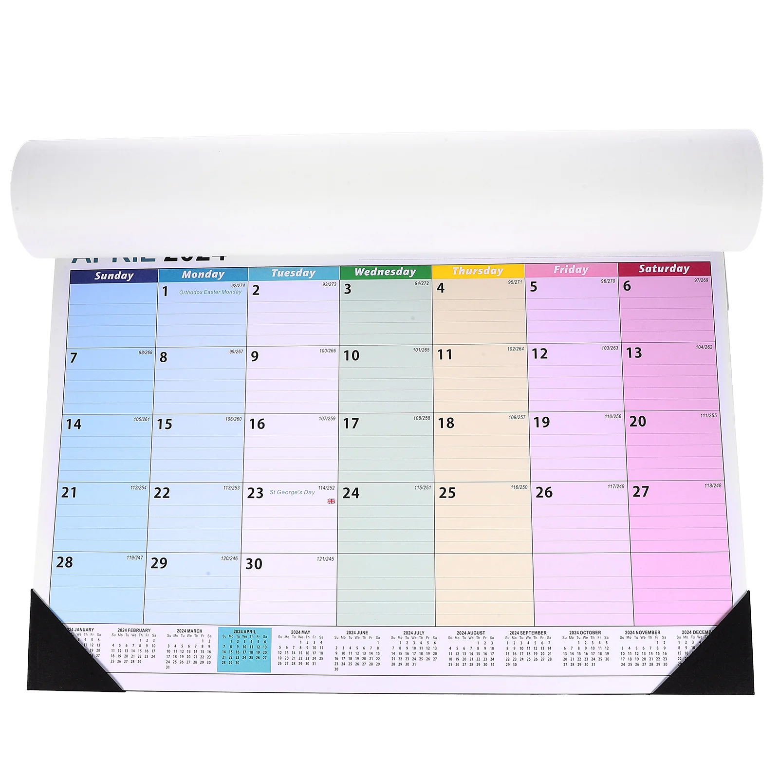 

Настенный календарь на 2024 год, подвесная комната для встреч, ежедневное использование, настольные календари, прочные календари для свиданий