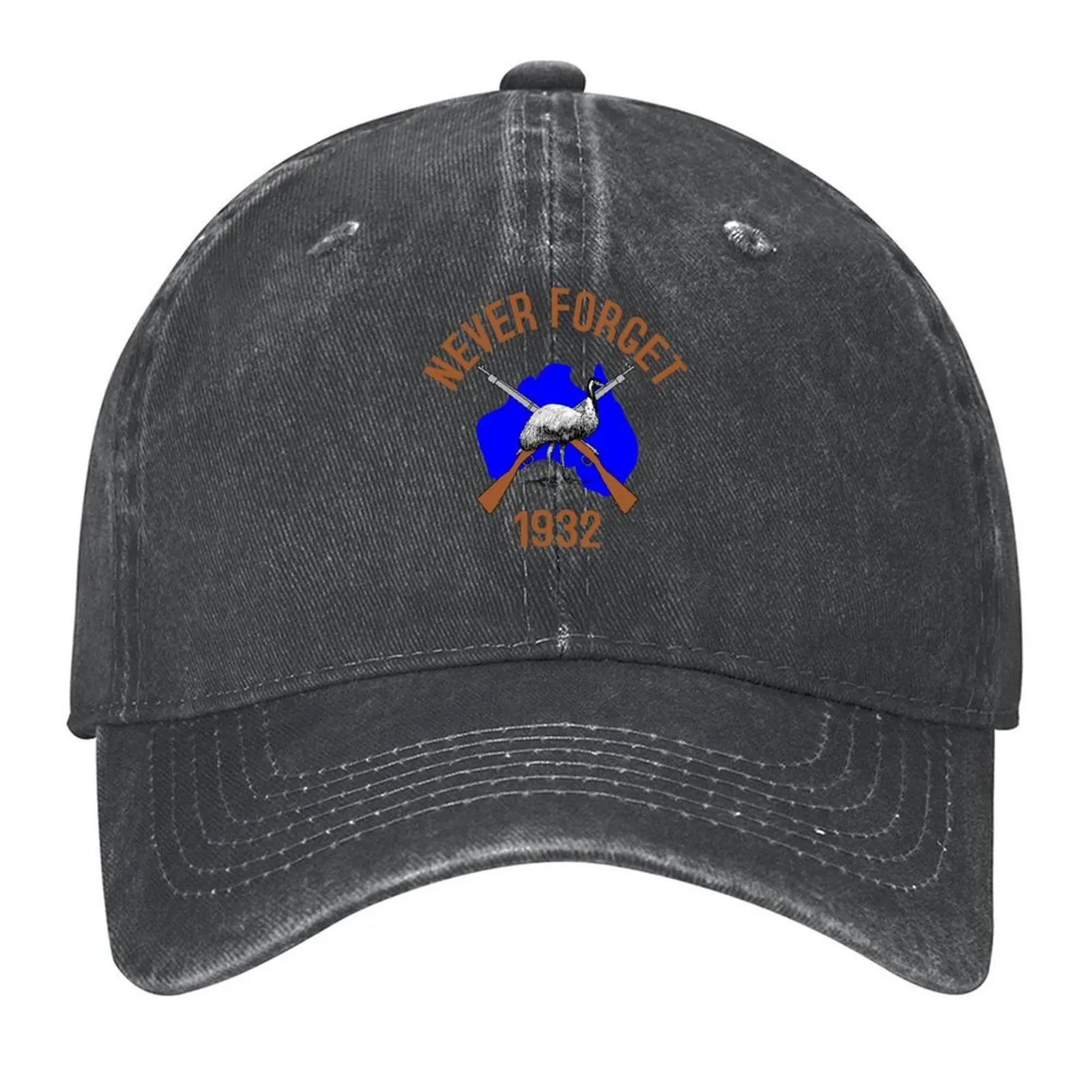 

Never forget 1932 Baseball Cap Fishing cap Rave funny hat Anime Golf Women Men's