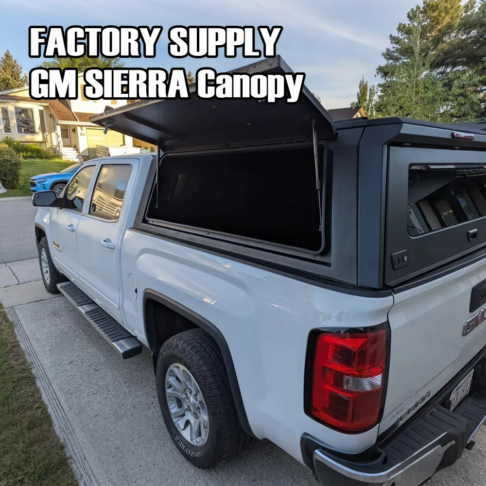 

Dream Garage Factory Style Aluminum Waterproof Pickup Cap Hardtop Topper Bed Canopy SIERRA 1500 2019+ 5.8FT Max Safety Super