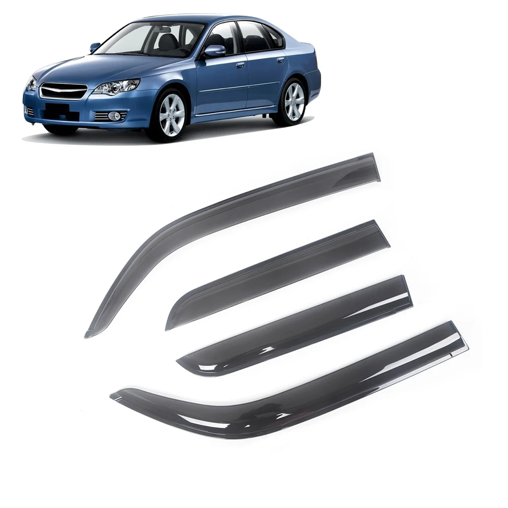 

Для Subaru Legacy 2005-2016 авто боковые оконные дефлекторы ветра козырьки черный дождевик дверной козырек вентиляционные шторы темный дым вентиляционный козырек