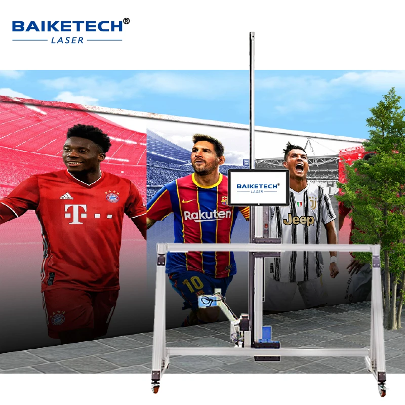 ماكينة طلاء الجدران والأرضيات TH-GW128T مباشرة إلى 2 في 1، تتحرك تلقائيًا بواسطة العجلة