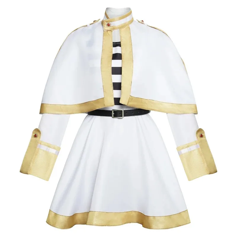 Sousou No Frieren Косплей Аниме Костюм Волшебника Парик Платье Аксессуар для ушей эльфа; 4.f'7;j,3'