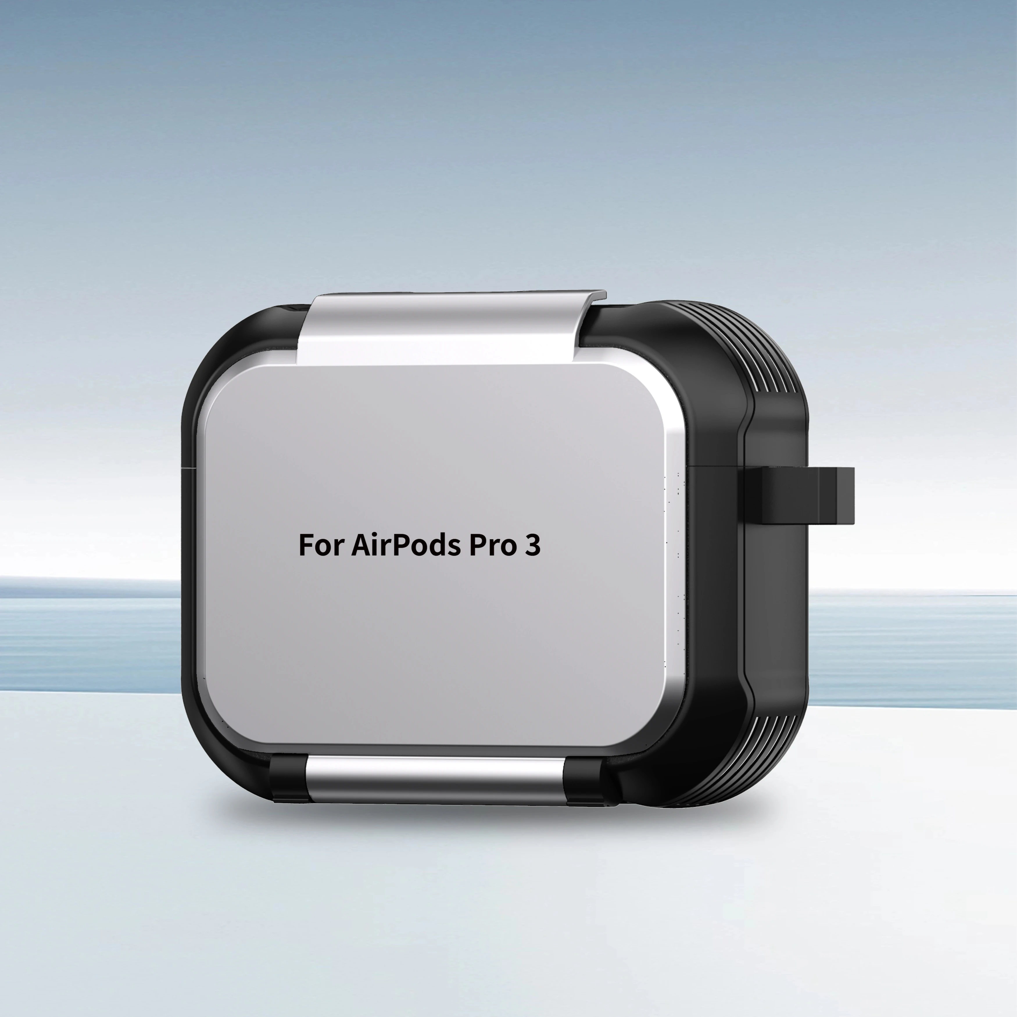 

Business-style mirrored phone holder, shockproof protective case for AirPods Pro 3 earbuds, elegant phone holder
