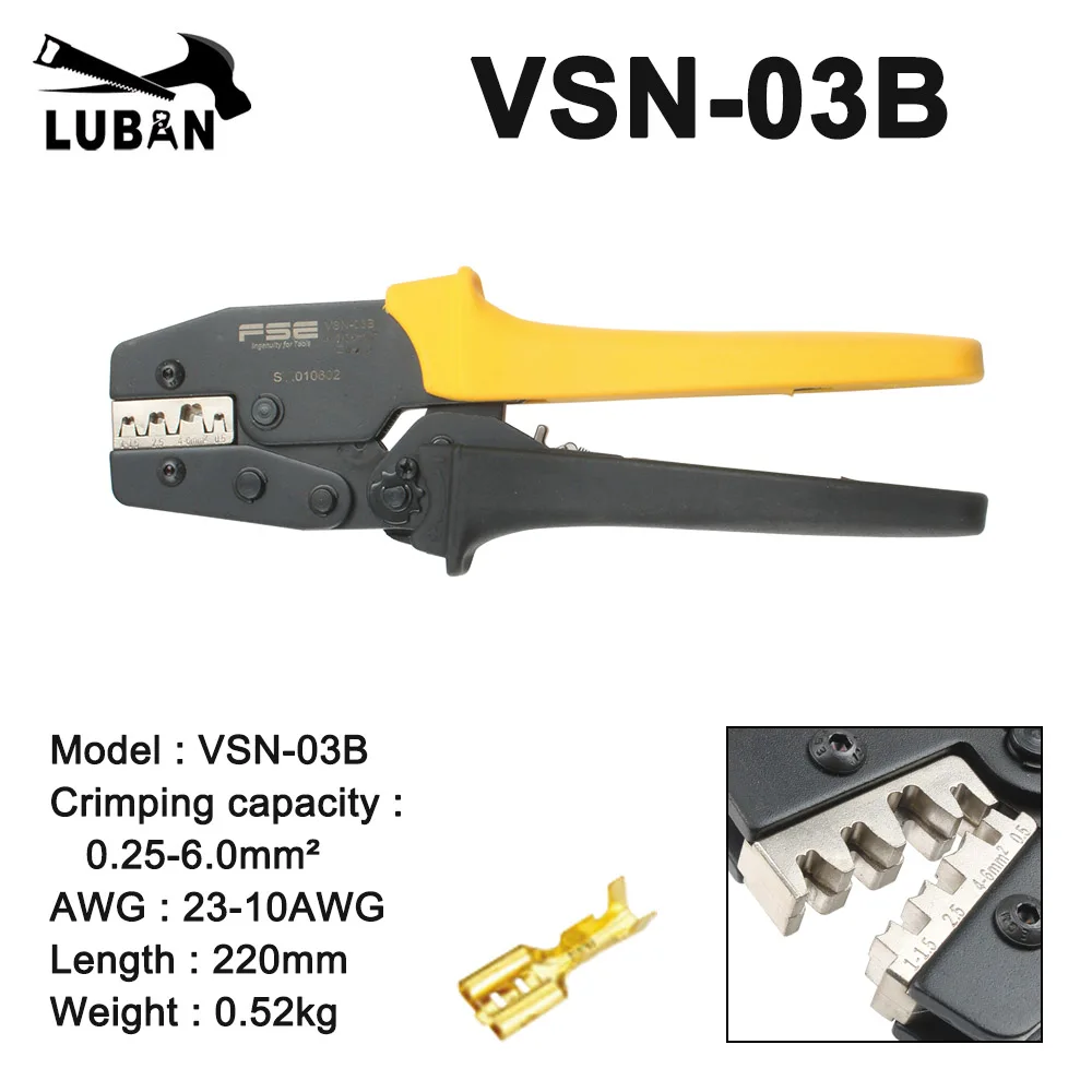 High-quality Crimping Pliers VSN-03B VSN-10WF  VSN-30J  High Precision Terminal Crimp Self-adjusting Tools Terminal Crimping