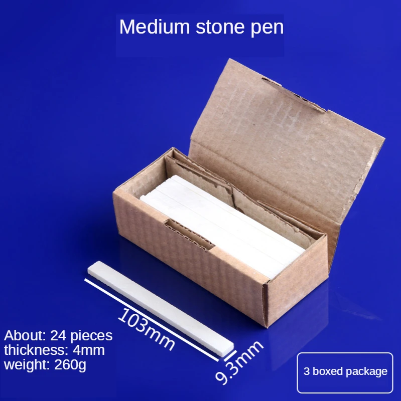 Lápis Slate Lápis Slate para Engenheiros, Aço, Metal Welding, White Marking Stick, Dustless Slate Talc, Shiraishi Note Cutting Pen, 3 caixas