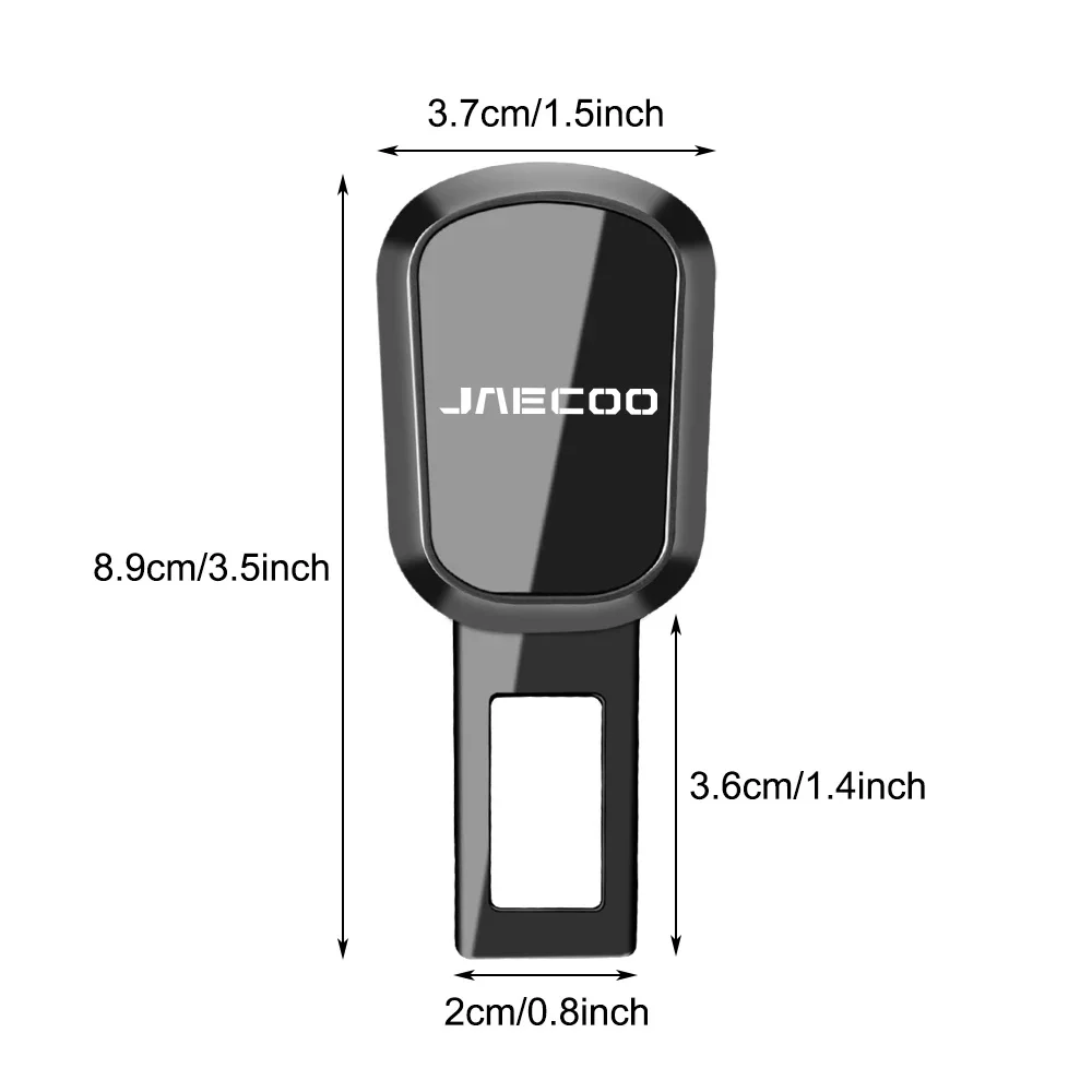 

1/2Pcs Premium Car Seat Belt Extender Buckle Plug for Jaecoo J6 J7 J9 Jetour X90 Tiggo 8 Pro Max Auto Accessories