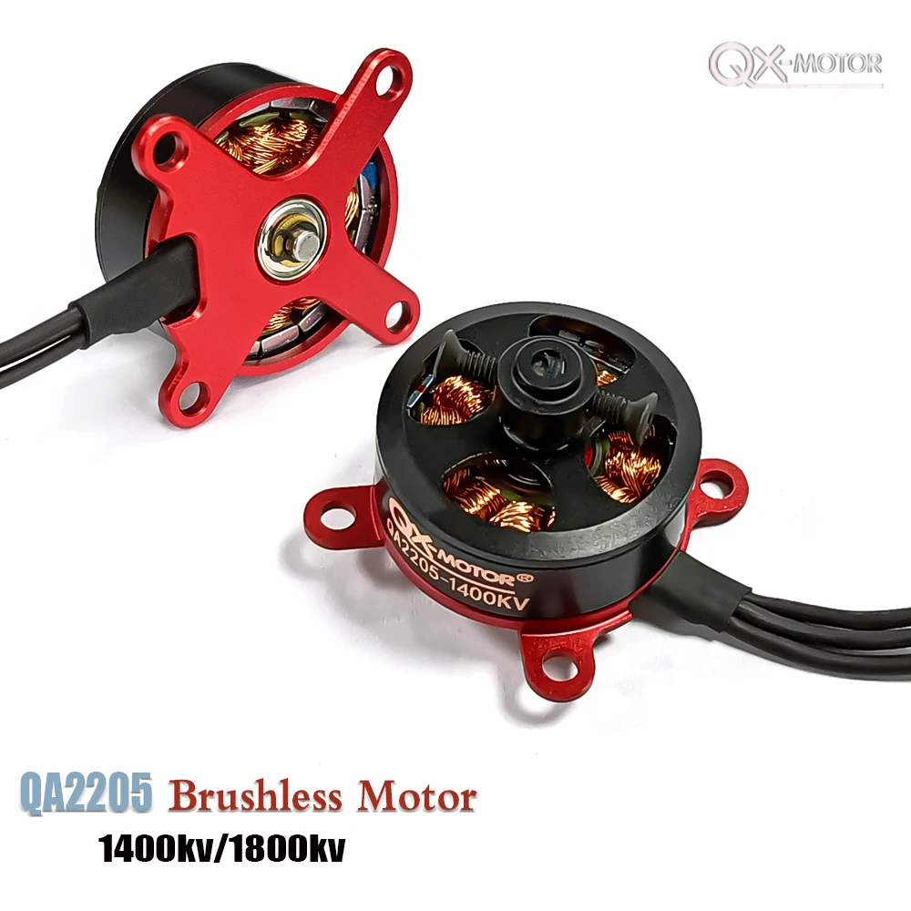

QX-MOTOR QA2205 Brushless Motor 1400KV 1800KV use 20A ESC for RC jet Multirotor Helicopter Drone Fixed-wing Parts