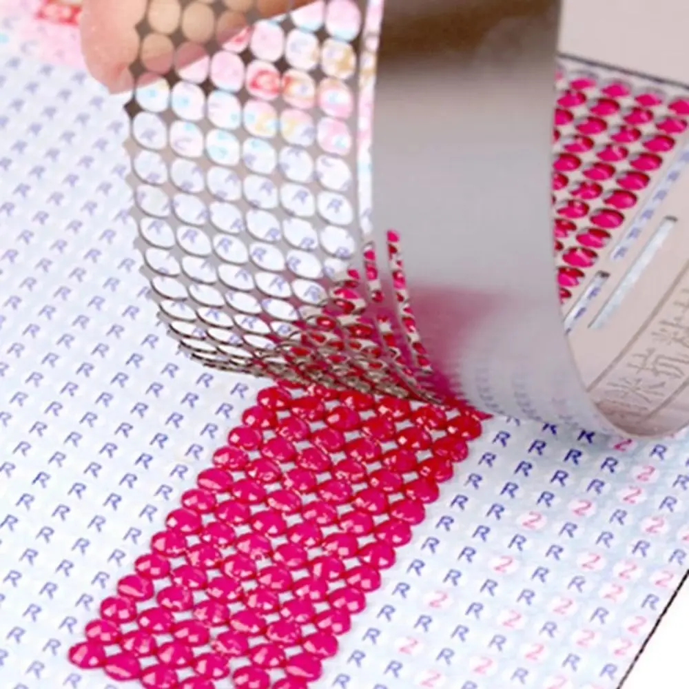 Stainless Steel DIY Diamond Painting Cross Ruler Solid Color Diamond Painting Tools Cross Stitch Tools Square Ruler