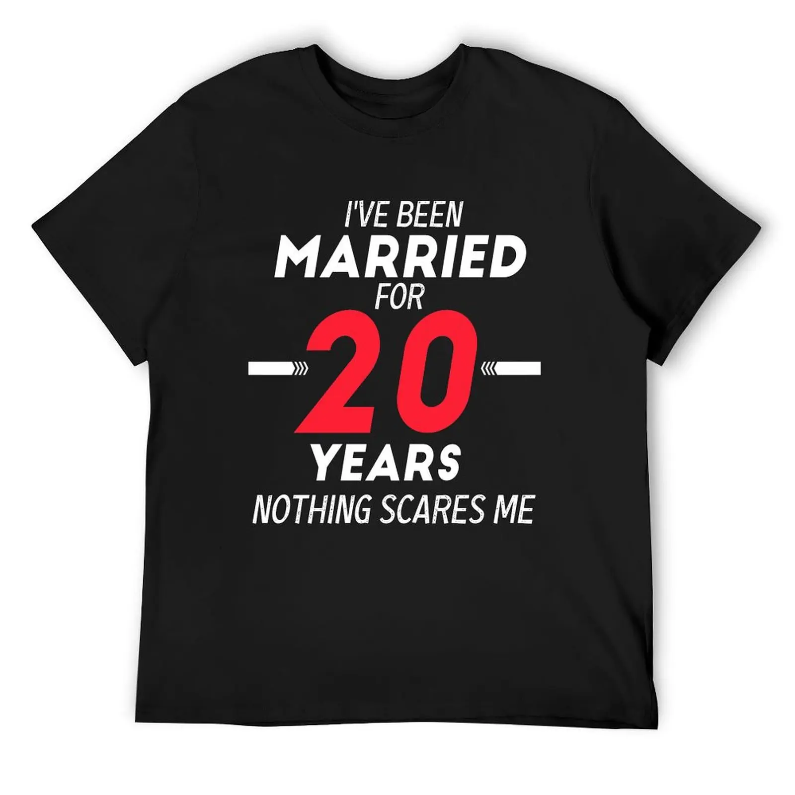 

20 Years Married Funny Couple 20st Anniversary Husband Wife 20 Years Wedding Funny 20th Anniversary Gifts T-Shirt