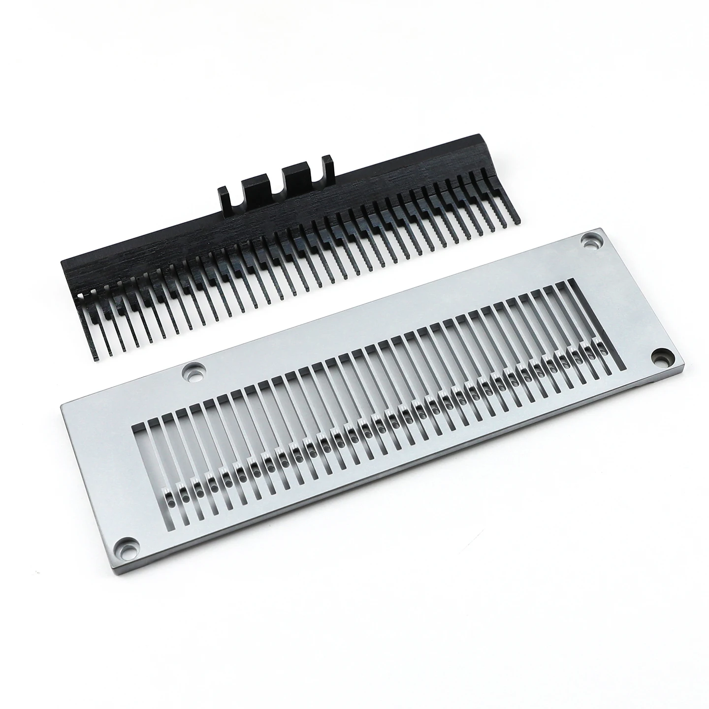 33-Needle 3/16 Needle Plate and Feed Dog, Large Needle Hole, Fits KANSAI 1433P, SIRUBA 33048P Multi-Needle Sewing Machine,