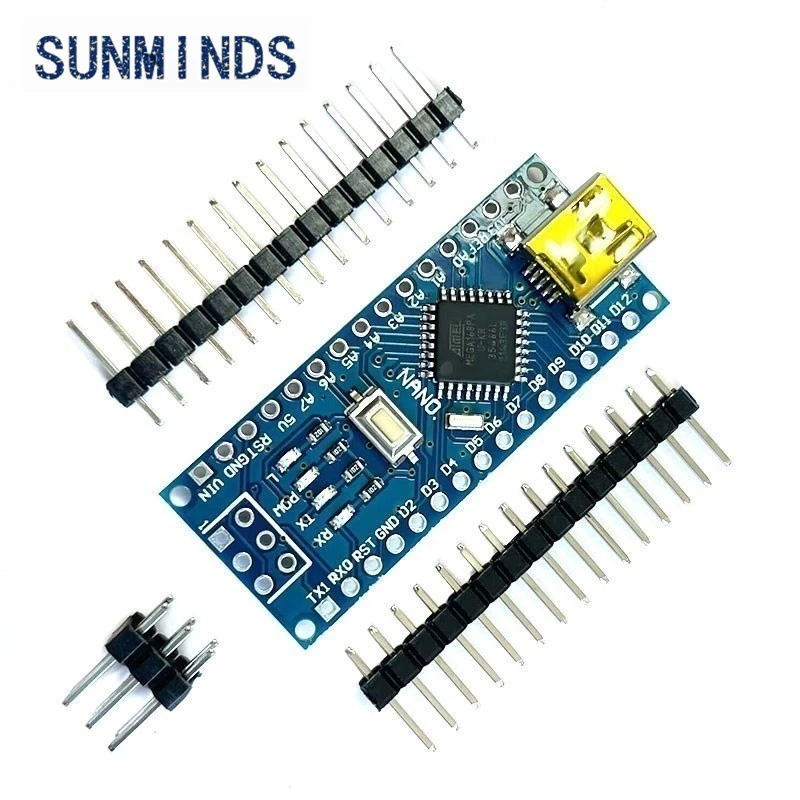 For Nano mini USB With The Bootloader Compatible Red Controller for Arduino CH340 USB driver 16Mhz Nano ATMEGA168P