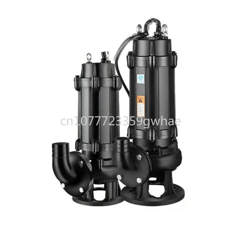 Three-Phase Submersible Sewage Pump, Vertical, Non-Clogging, Basement, 380V