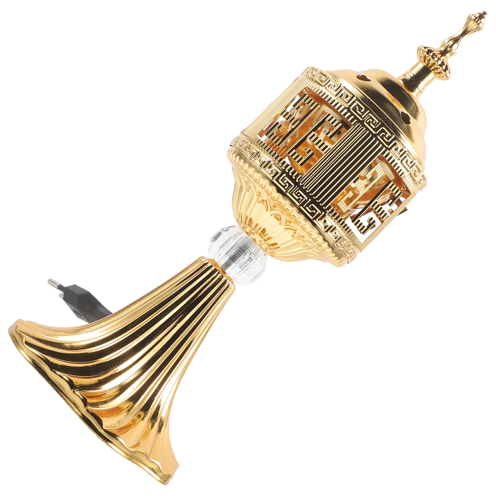 

Retro Metal Incense Burner Electric Censer Holder Portable Table Ornament Eu Plug Incense Burner Retro Censer Holder