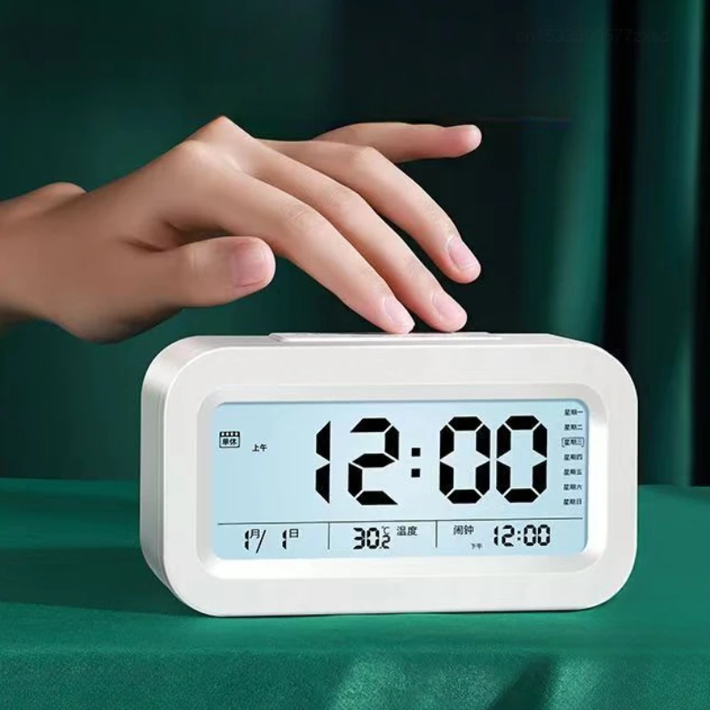 Youpin Alarm Clock for Students Children's Alarm Clock for Dormitories Bedside Smart Clock Electronic Watch Night Light Creative