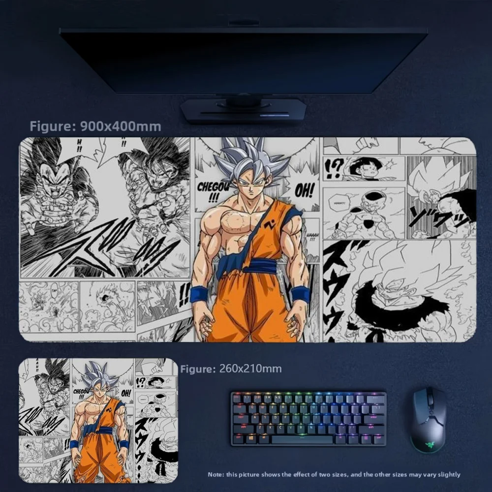 New Large Size Non-slip Decorative Table Mat Cartoon Anime Anime Dragon Ball Goku Series High-quality Non-slip Leather Mouse Pad