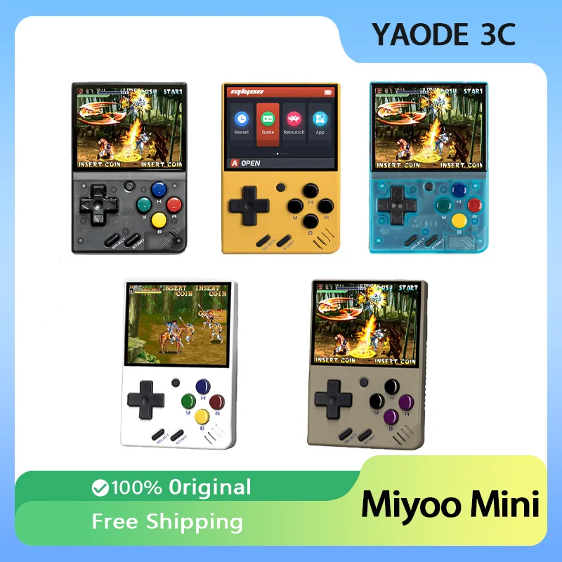 

Miyoo Mini Plus Retro Handheld Game Console Portable 3.5Inch IPS HD Screen 20000 Game Linux System Classic Gaming Emulator