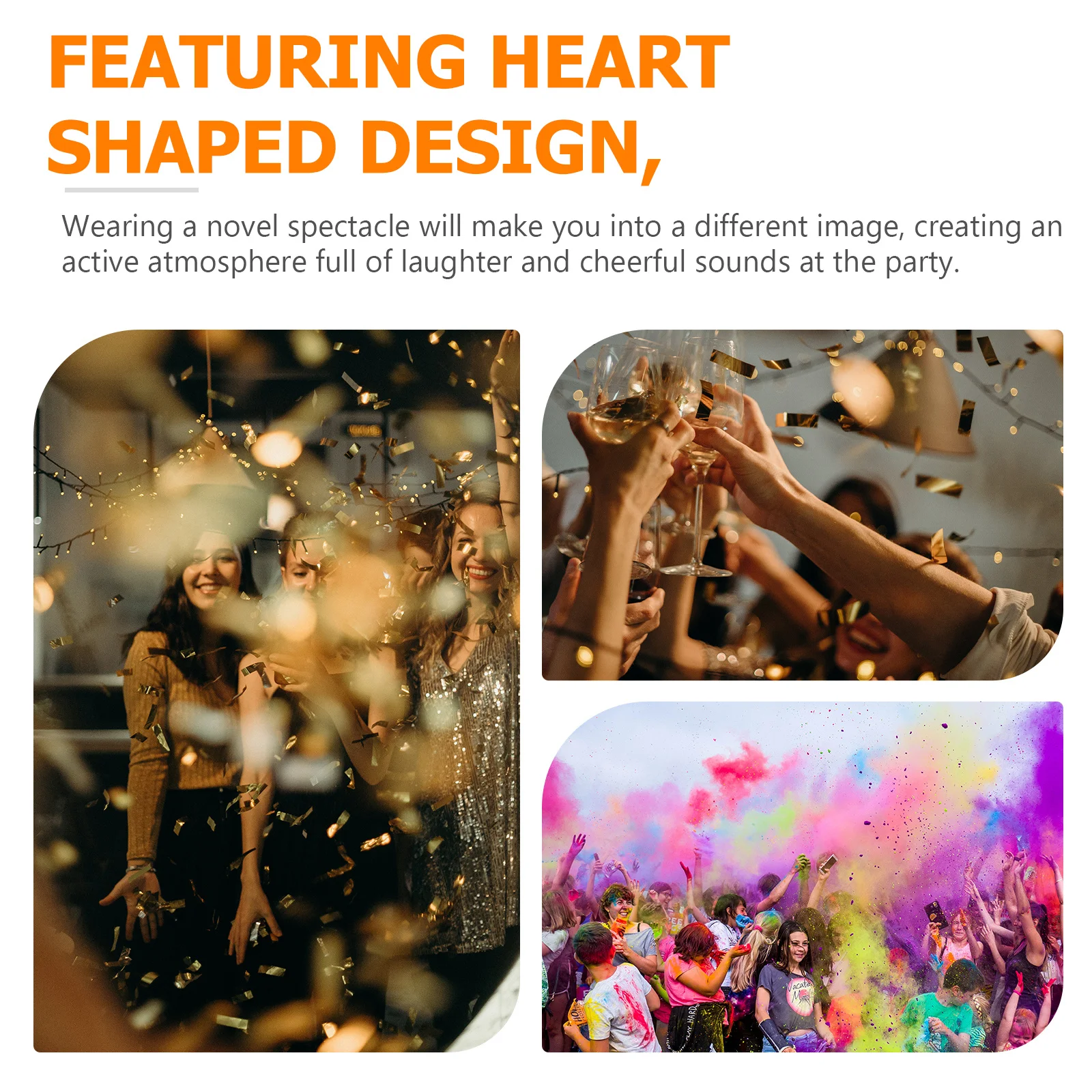 

Design Sunglasses Lightweight Metal Frame for Party Costume Photo Booth Props Party Eyeglasses Fun Decor