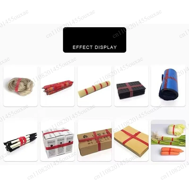 Automatic OPP Strapping Machine Multifunctional Tape Bundling Machine for Vegetable Banknote Packaging