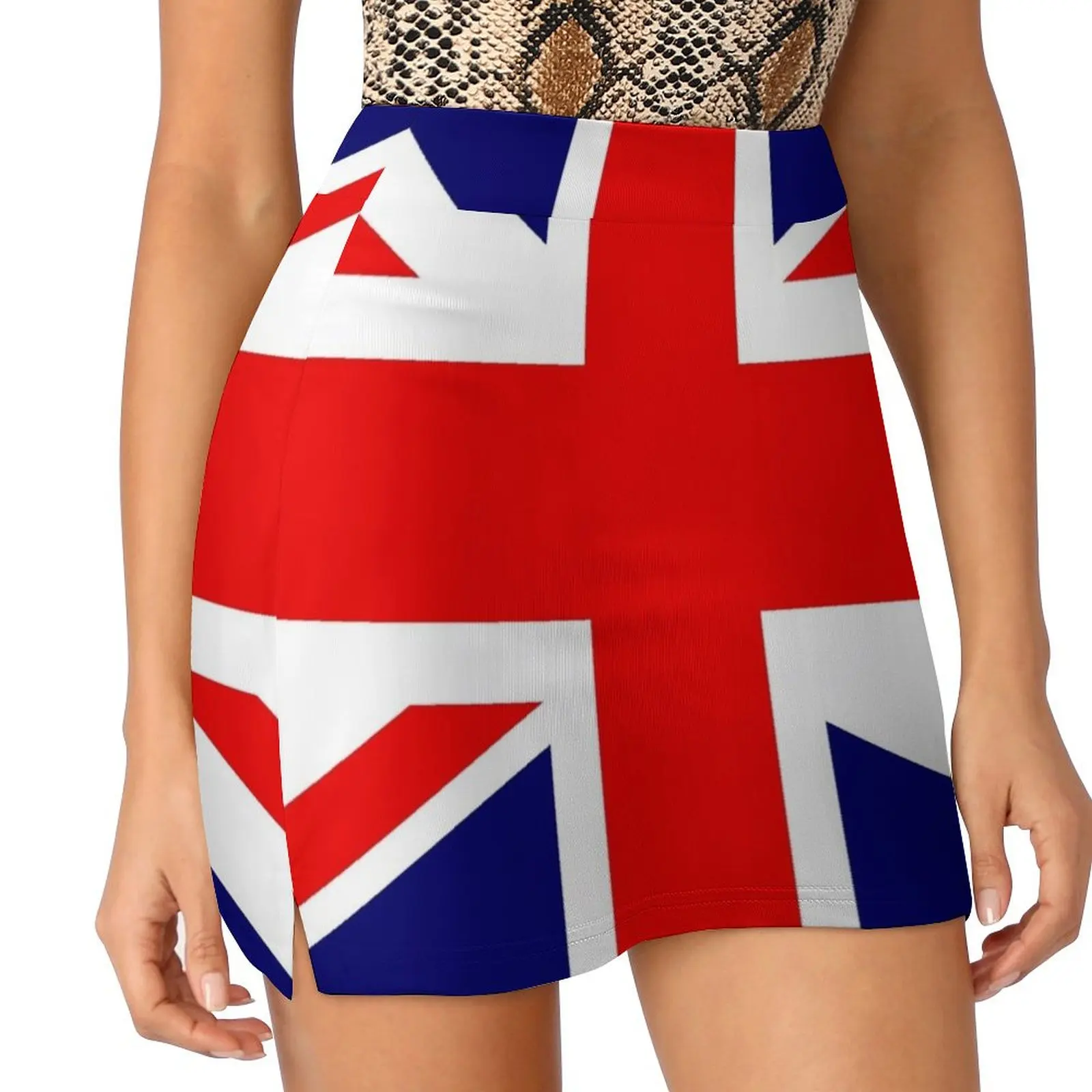 

Мини-юбка Union Jack, японская мода, короткие женские юбки 90-х, винтажная одежда