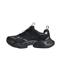 Adidas XLG Runner Deluxe Men's  Women's Round Head Light Sport Light Mecha Shoes Heighting Running Shoe Silver BlackWhite Unisex