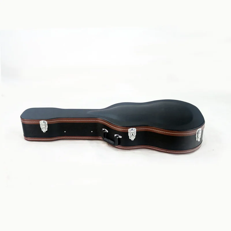 Folk Guitar Case 39 Inch 41 Leather Case Wooden Hard Case Convex Pressure Resistant Guitar Bag Drop-Proof