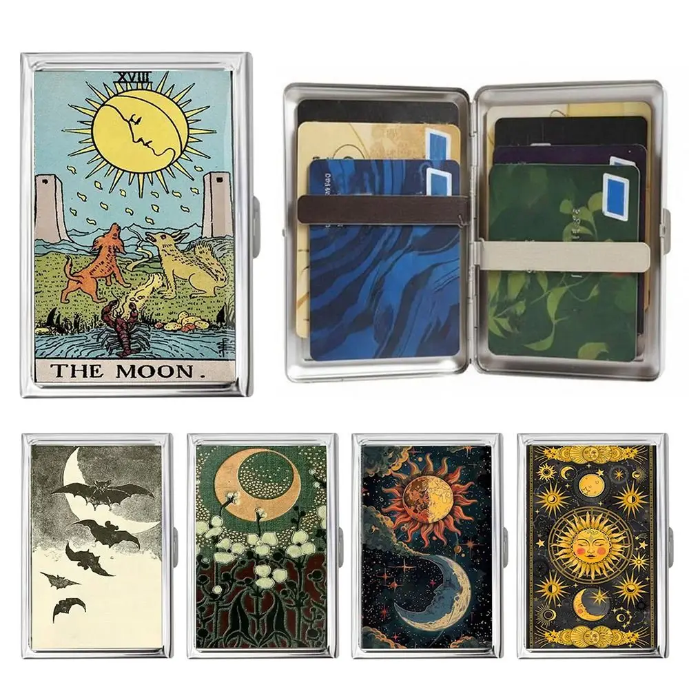 Vintage-Style Vintage Card Case Versatile Design Easy Snap Metal Case Multi-function Metal Material Card Holder Business Cards