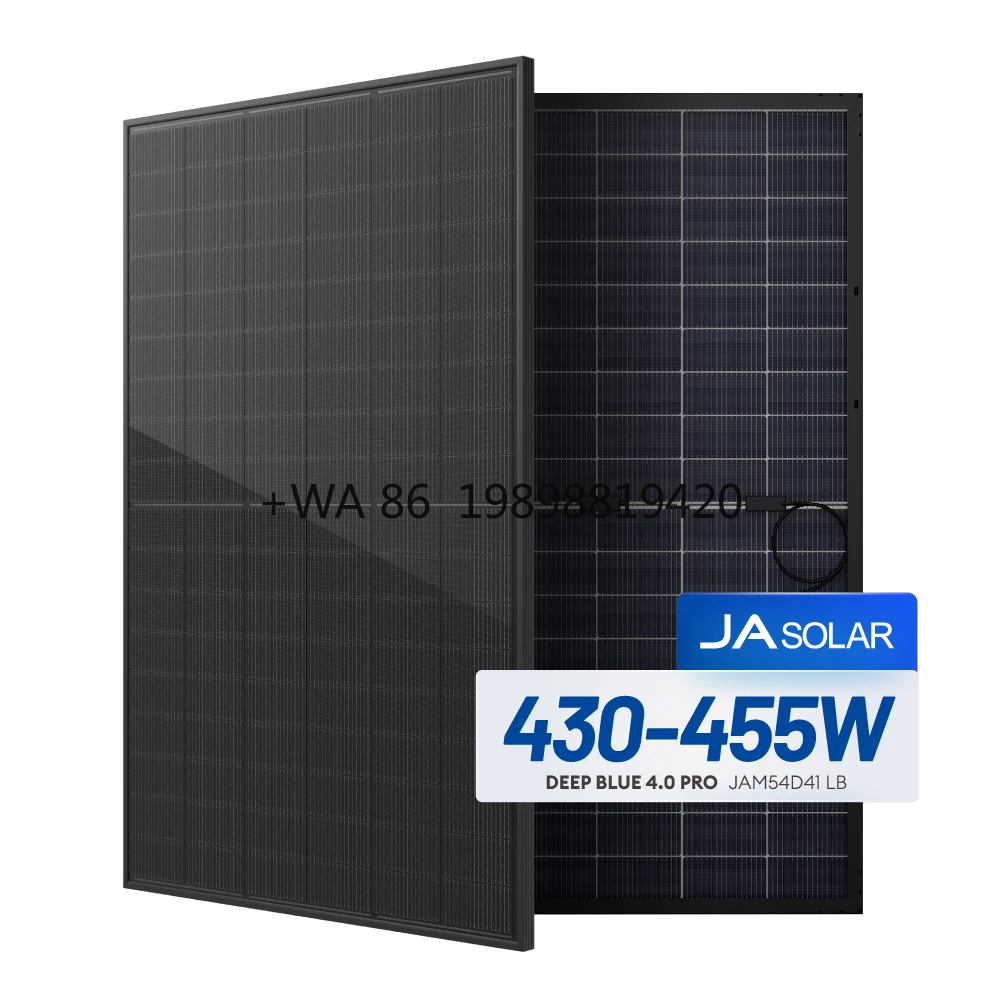 

Solar Panel All Black 400W 430W 450W Bifacial Solar Panels Complete Kit