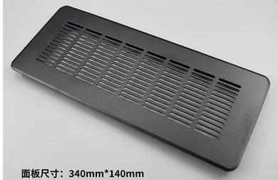 340*140mm Rectangular Vent Grille Ventilation Hood Closet Shoes Wardrobe Mesh Louver Vent Home Decoration Hood Exhaust Vents